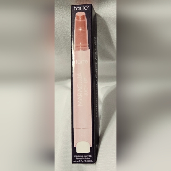 BRAND NEW 💥 Tarte Maracuja Juicy Lip Balm Vegan - Rose - Soft Pink Beige - Picture 2 of 4